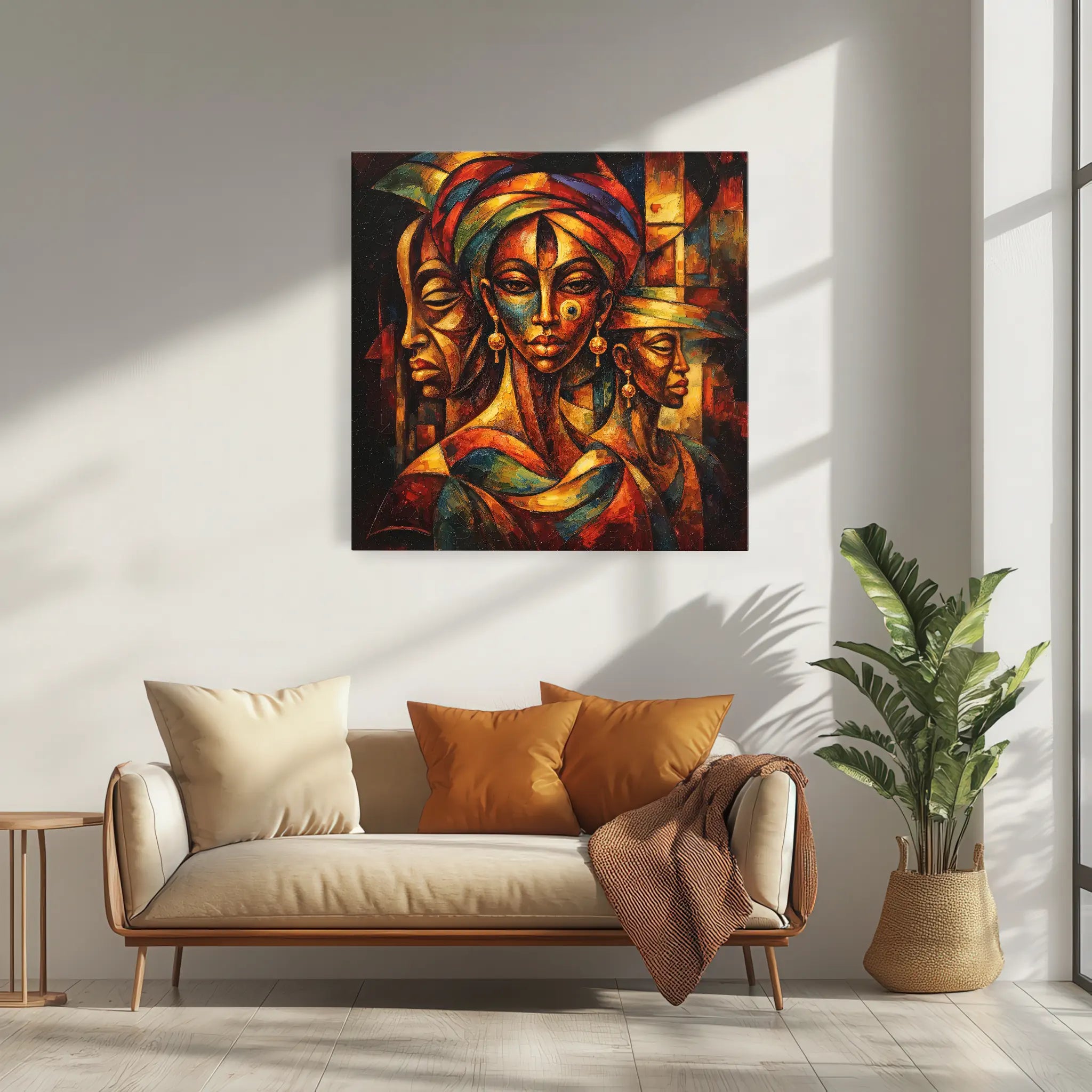 Portraits Woven in Firelight Giclée Print 119015 Visual Wall Art AR1:1S Giclée Print