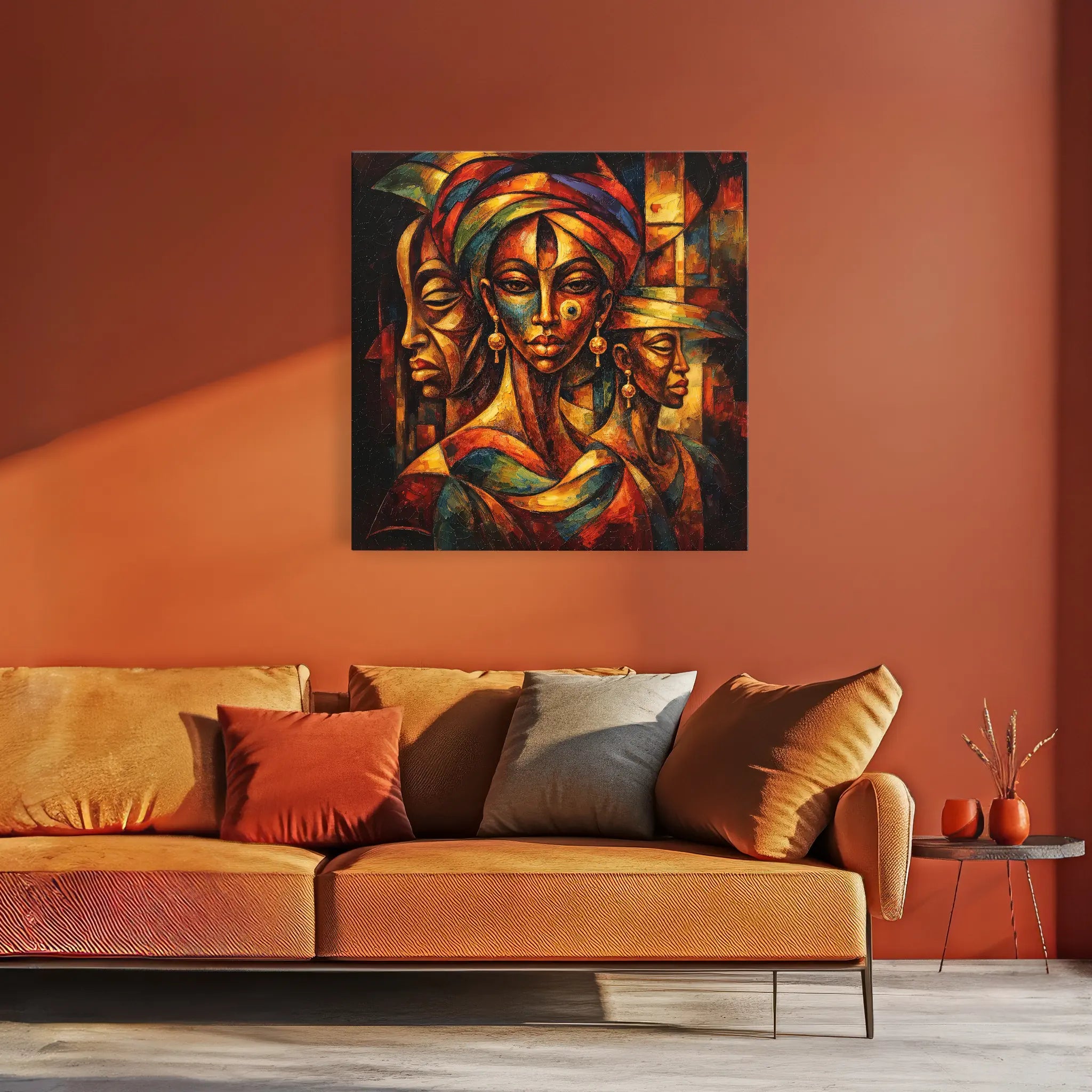 Portraits Woven in Firelight Giclée Print 119015 Visual Wall Art AR1:1S Giclée Print