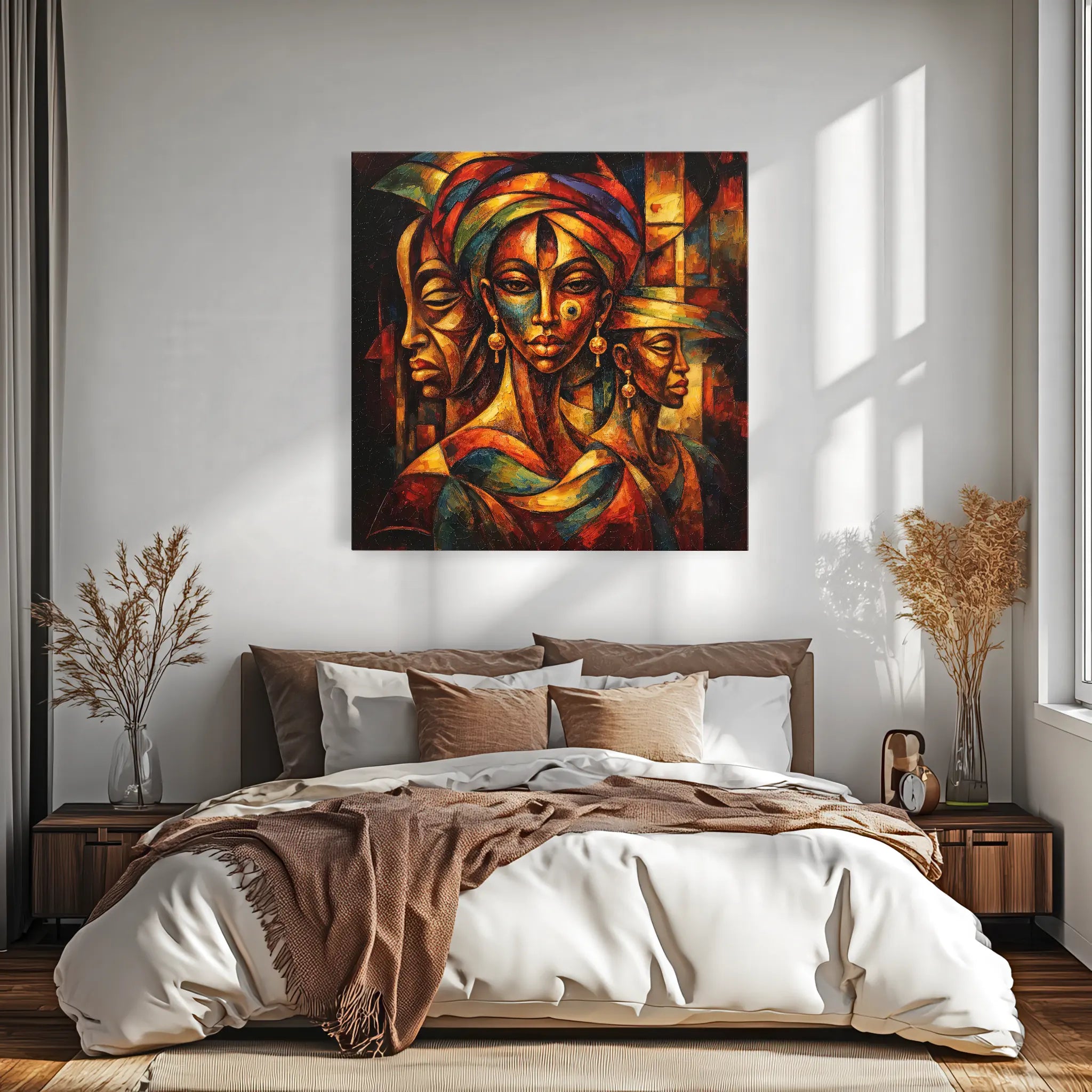 Portraits Woven in Firelight Giclée Print 119015 Visual Wall Art AR1:1S Giclée Print