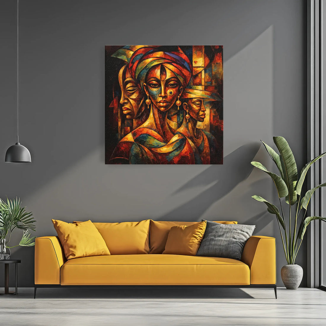 Portraits Woven in Firelight Giclée Print 119015 Visual Wall Art AR1:1S Giclée Print