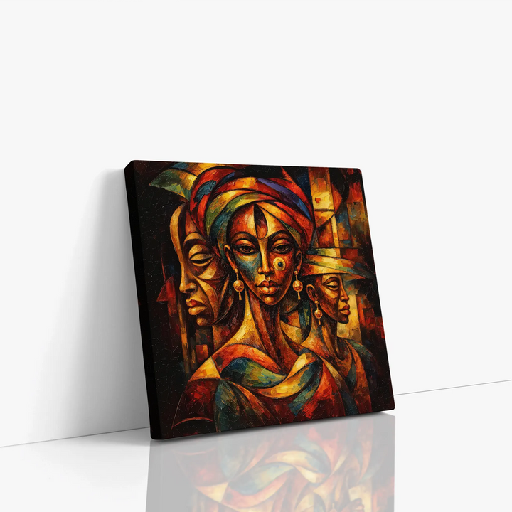 Portraits Woven in Firelight Giclée Print 119015 Visual Wall Art AR1:1S Giclée Print