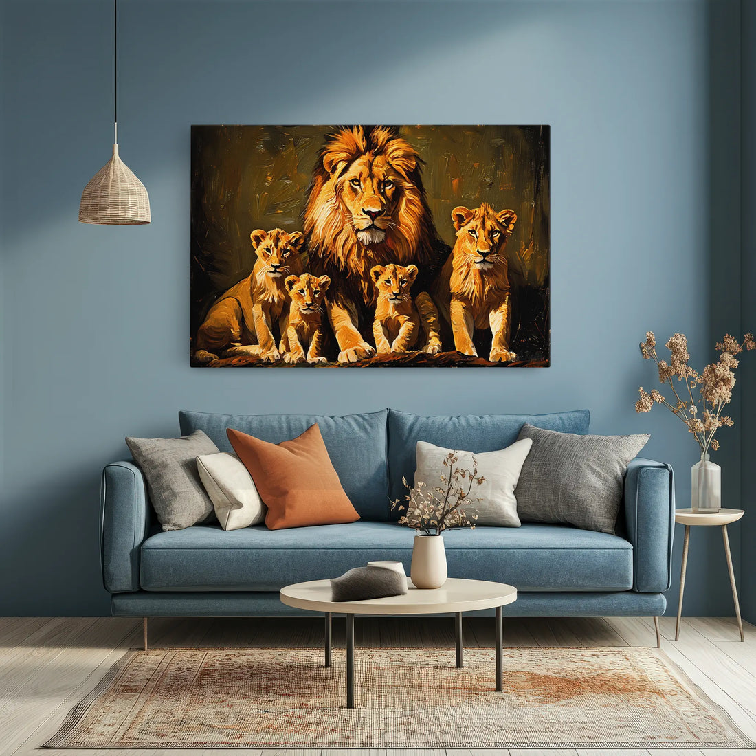 Pride Portrait at Dusk Lions Giclée Print 321020 Visual Wall Art AR3:2H Giclée Print