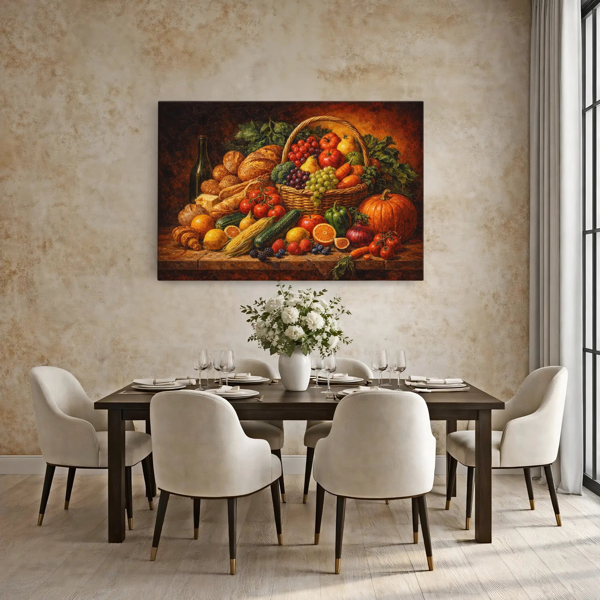 Pumpkin Market Still Life Giclée Print 324007 Visual Wall Art AR3:2H Giclée Print