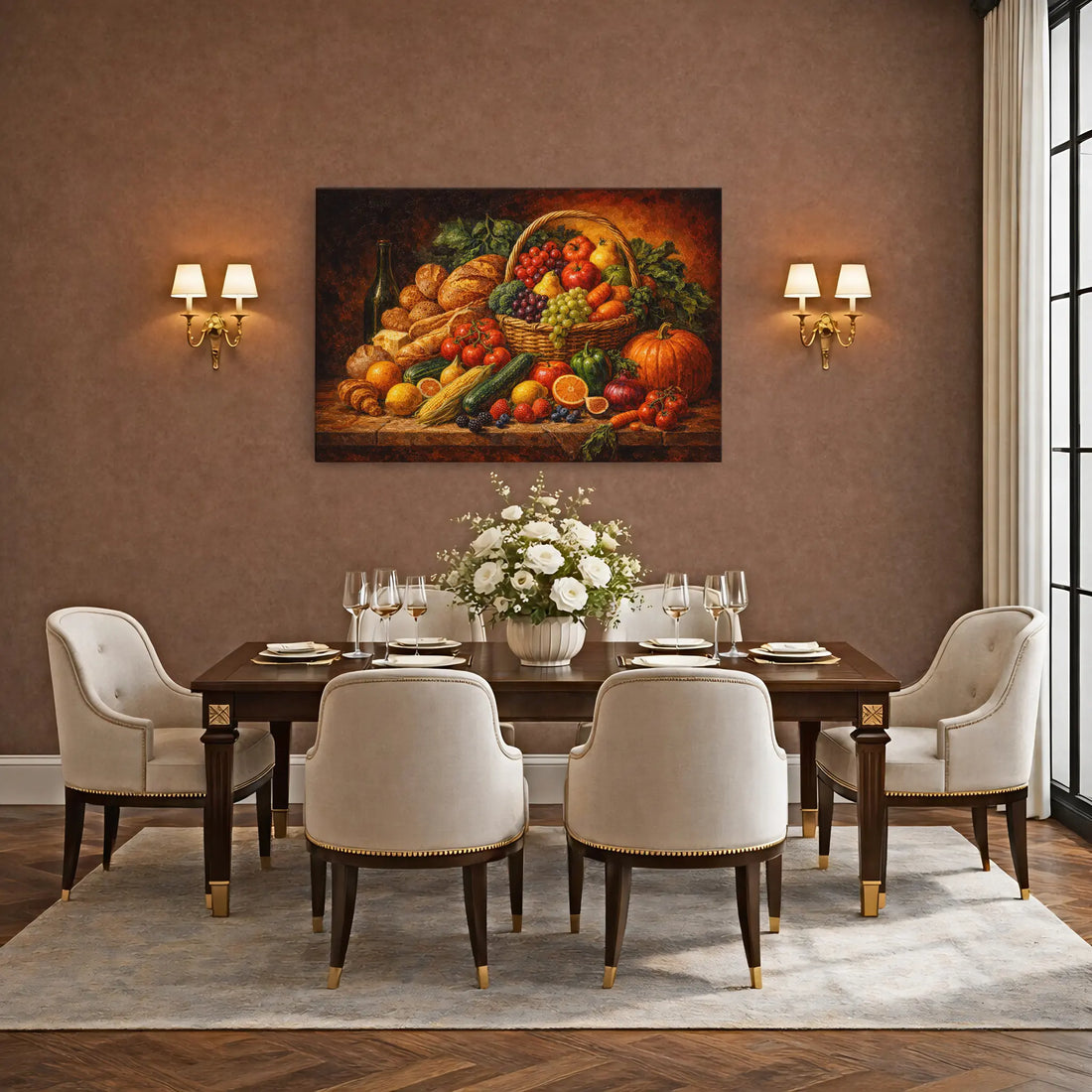 Pumpkin Market Still Life Giclée Print 324007 Visual Wall Art AR3:2H Giclée Print