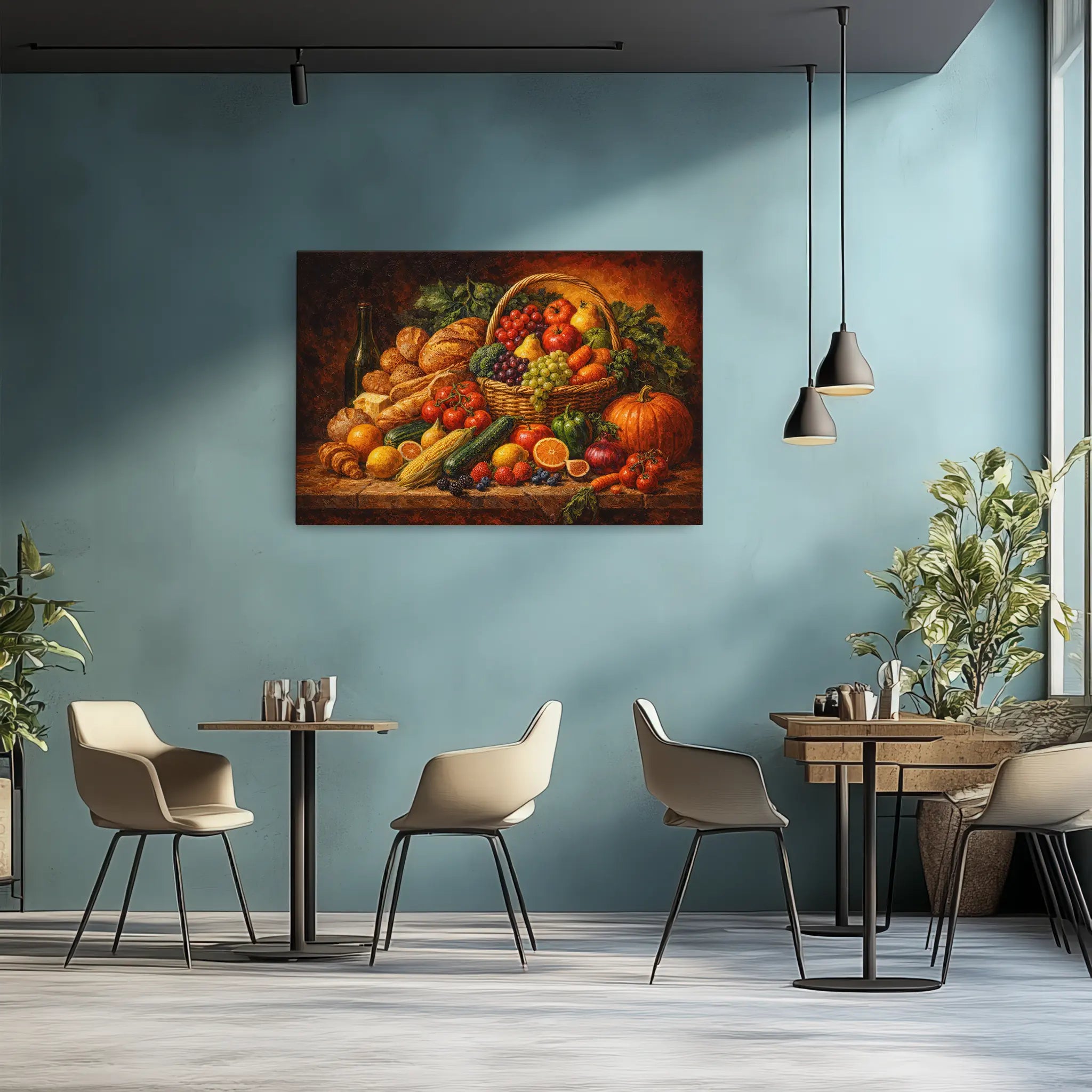 Pumpkin Market Still Life Giclée Print 324007 Visual Wall Art AR3:2H Giclée Print