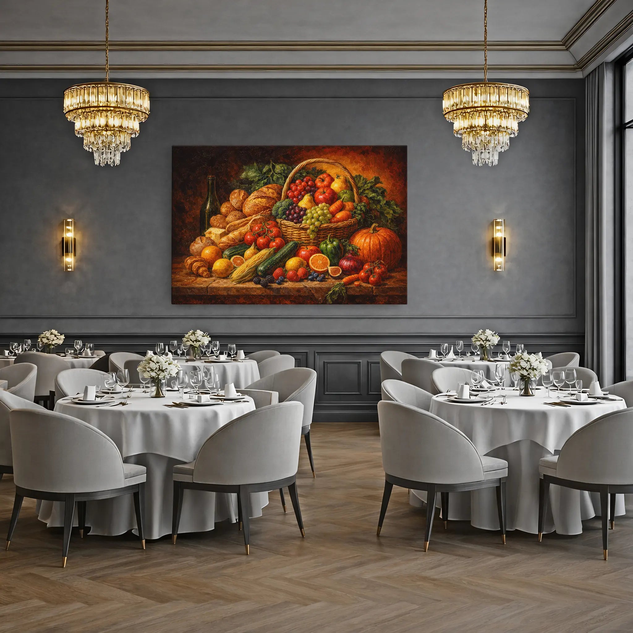 Pumpkin Market Still Life Giclée Print 324007 Visual Wall Art AR3:2H Giclée Print