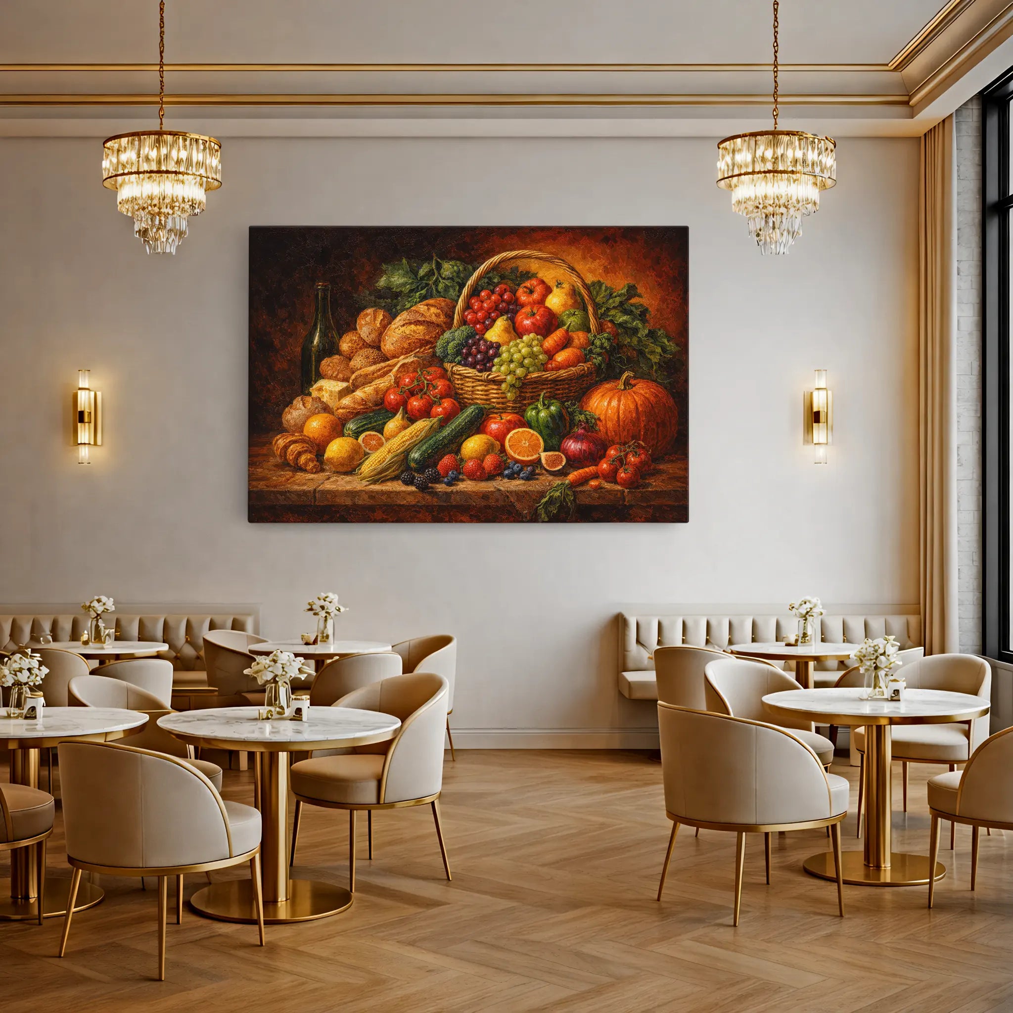 Pumpkin Market Still Life Giclée Print 324007 Visual Wall Art AR3:2H Giclée Print
