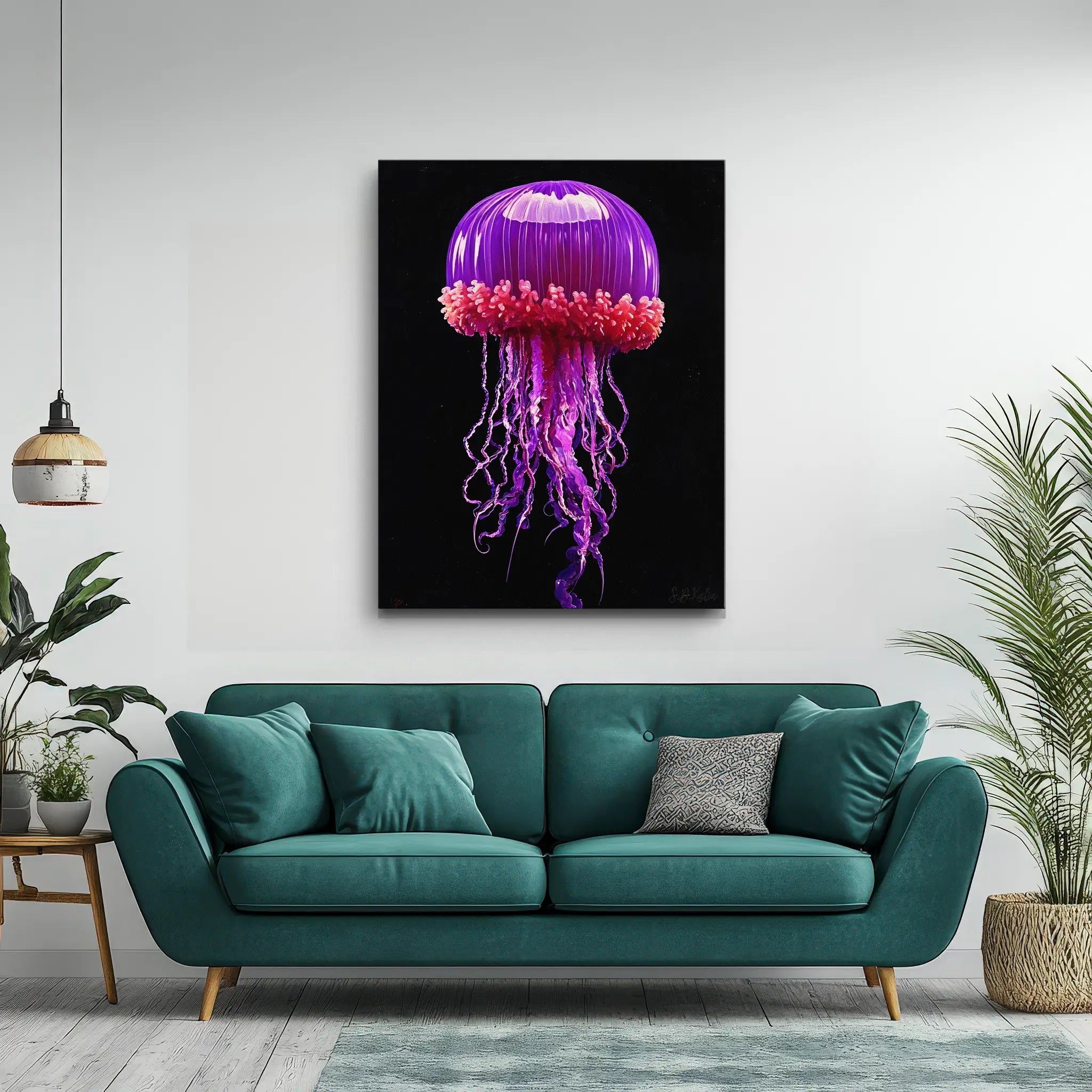 Purple Crown Jellyfish Giclée Print 451019 Visual Wall Art AR3:4V-AR4:5V Giclée Print