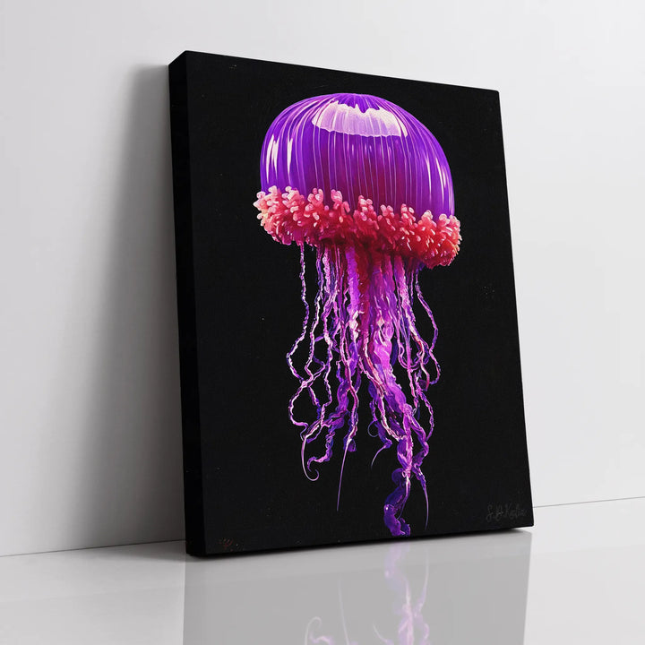Purple Crown Jellyfish Giclée Print 451019 Visual Wall Art AR3:4V-AR4:5V Giclée Print
