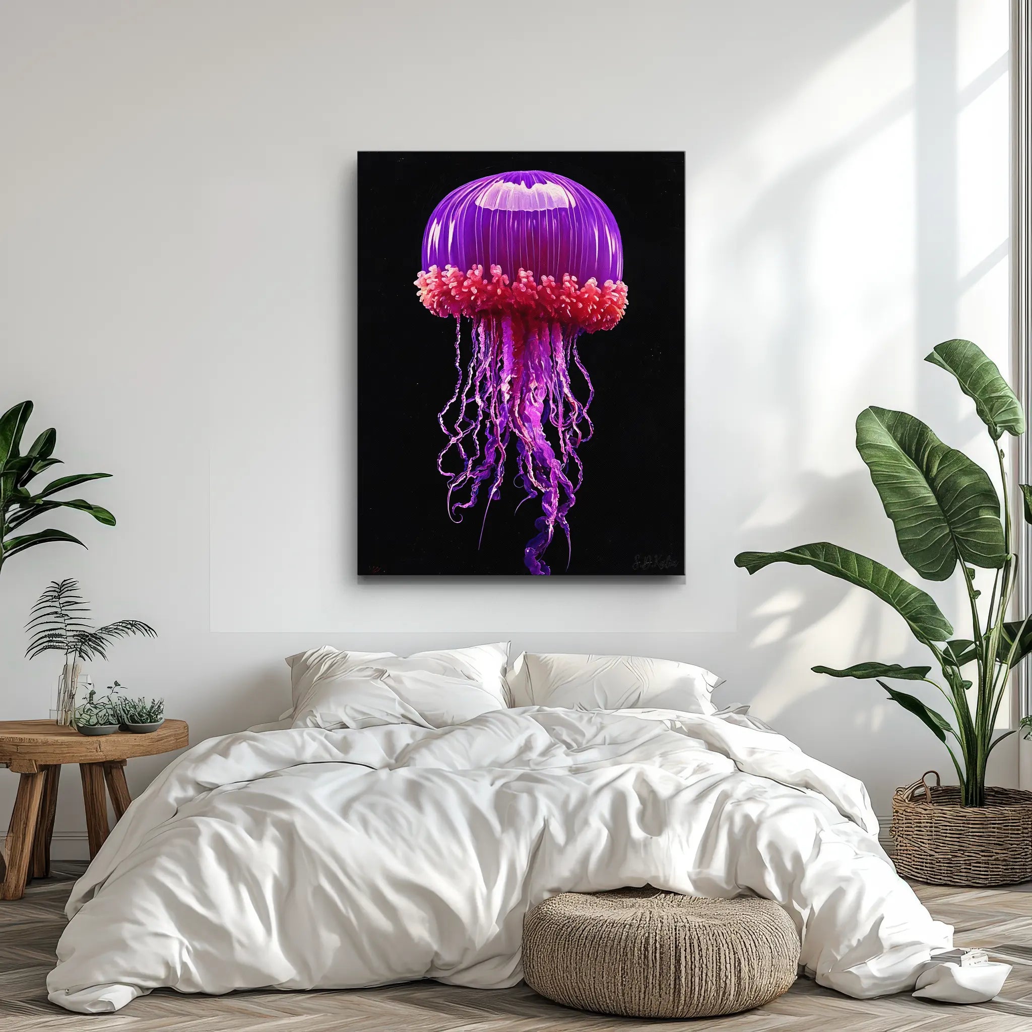 Purple Crown Jellyfish Giclée Print 451019 Visual Wall Art AR3:4V-AR4:5V Giclée Print
