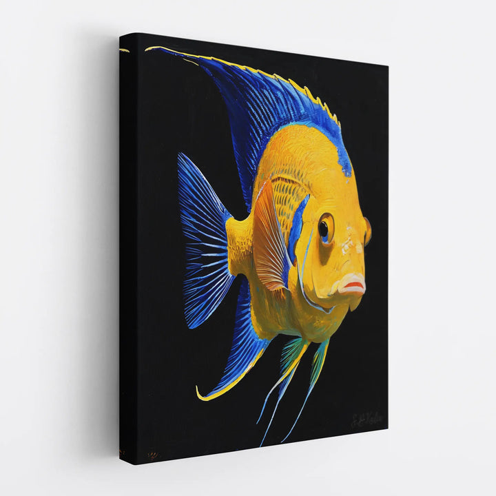 Queen Angelfish Giclée Print 451020 Visual Wall Art AR3:4V-AR4:5V Giclée Print