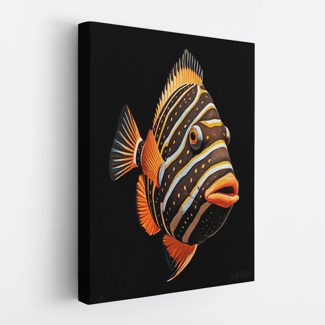 Radiant Angelfish Inspired Giclée Print 451021 Visual Wall Art AR3:4V-AR4:5V Giclée Print