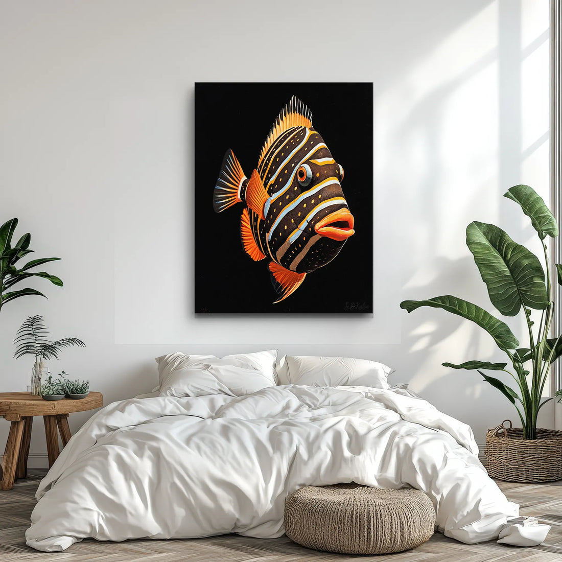 Radiant Angelfish Inspired Giclée Print 451021 Visual Wall Art AR3:4V-AR4:5V Giclée Print