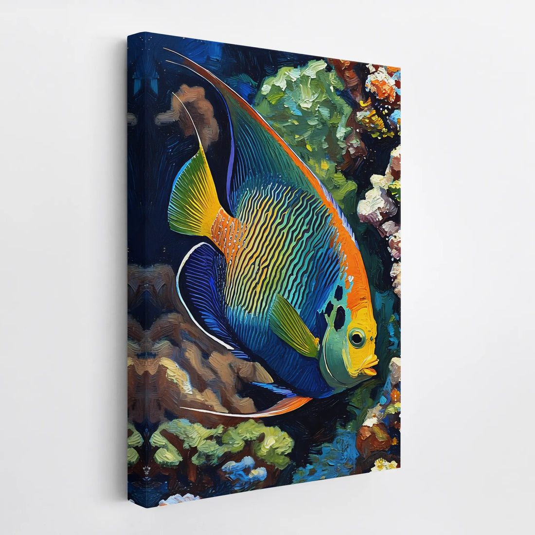 Rainbow Angelfish Among Coral Giclée Print 231038 Visual Wall Art AR2:3V Giclée Print