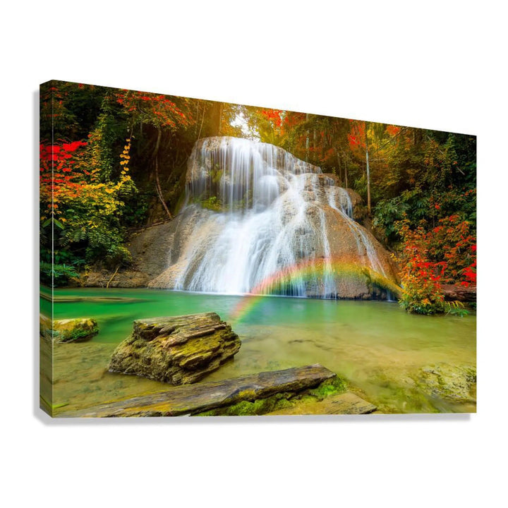 Rainbow Falls Waterfall Giclée Print 32619 Giclée Stretched Canvas Print Visual Wall Art