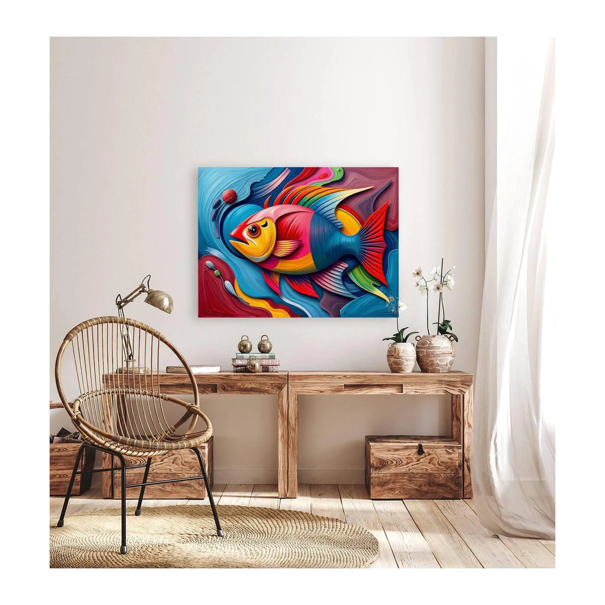 Rainbow Fish Giclée Print 43401 Visual Wall Art