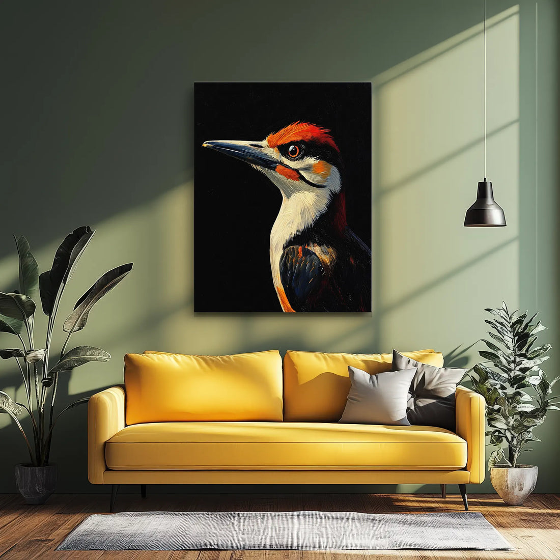 Red Headed Woodpecker Giclée Print 454639 Visual Wall Art AR3:4V-AR4:5V Giclée Print