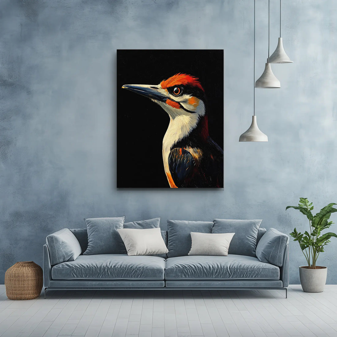 Red Headed Woodpecker Giclée Print 454639 Visual Wall Art AR3:4V-AR4:5V Giclée Print