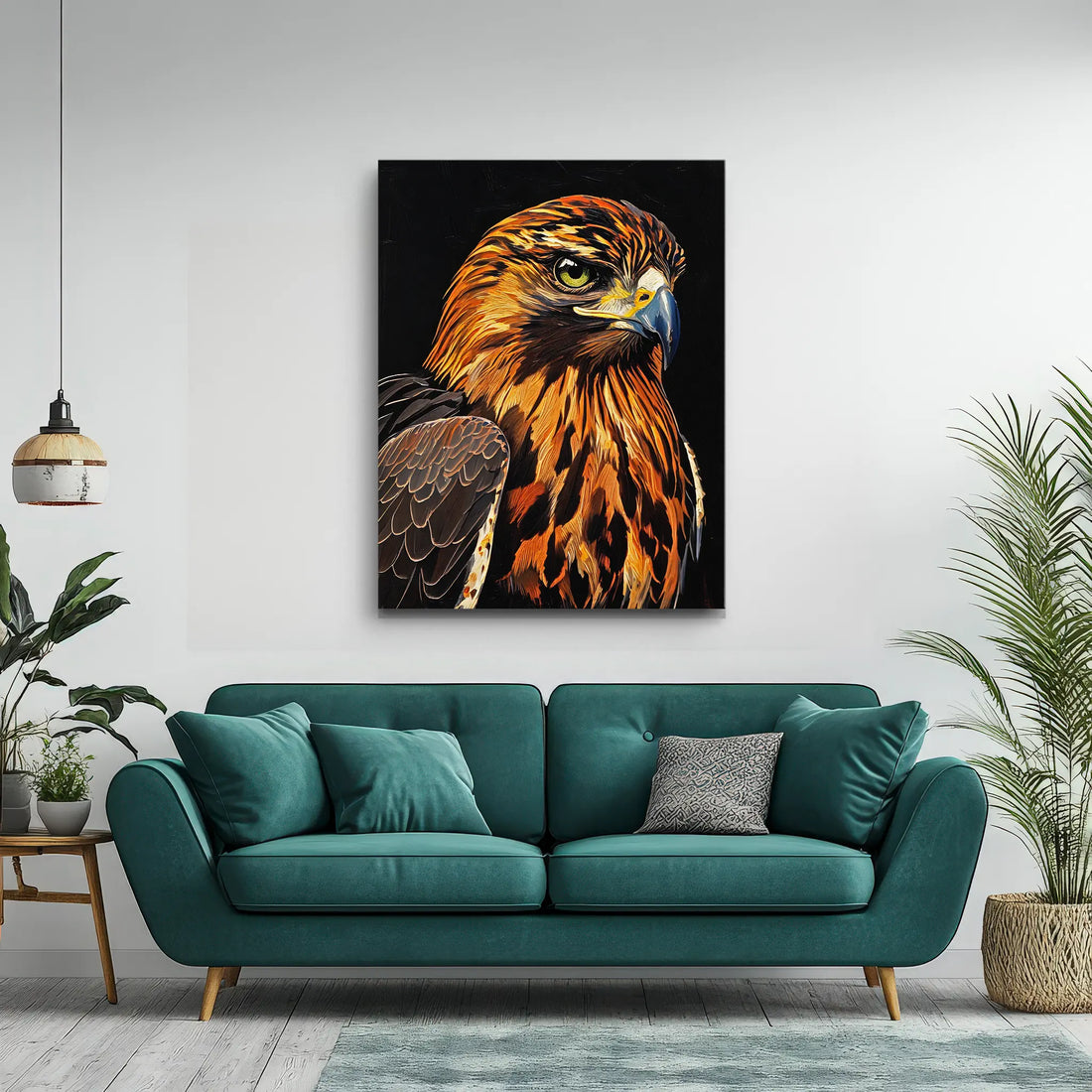 Regal Raptor Hawk Giclée Print 454640 Visual Wall Art AR3:4V-AR4:5V Giclée Print