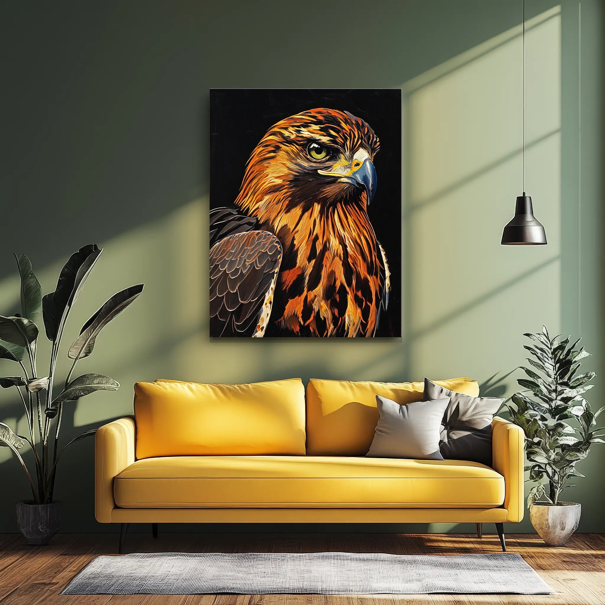 Regal Raptor Hawk Giclée Print 454640 Visual Wall Art AR3:4V-AR4:5V Giclée Print