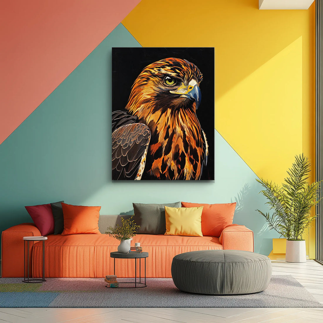 Regal Raptor Hawk Giclée Print 454640 Visual Wall Art AR3:4V-AR4:5V Giclée Print