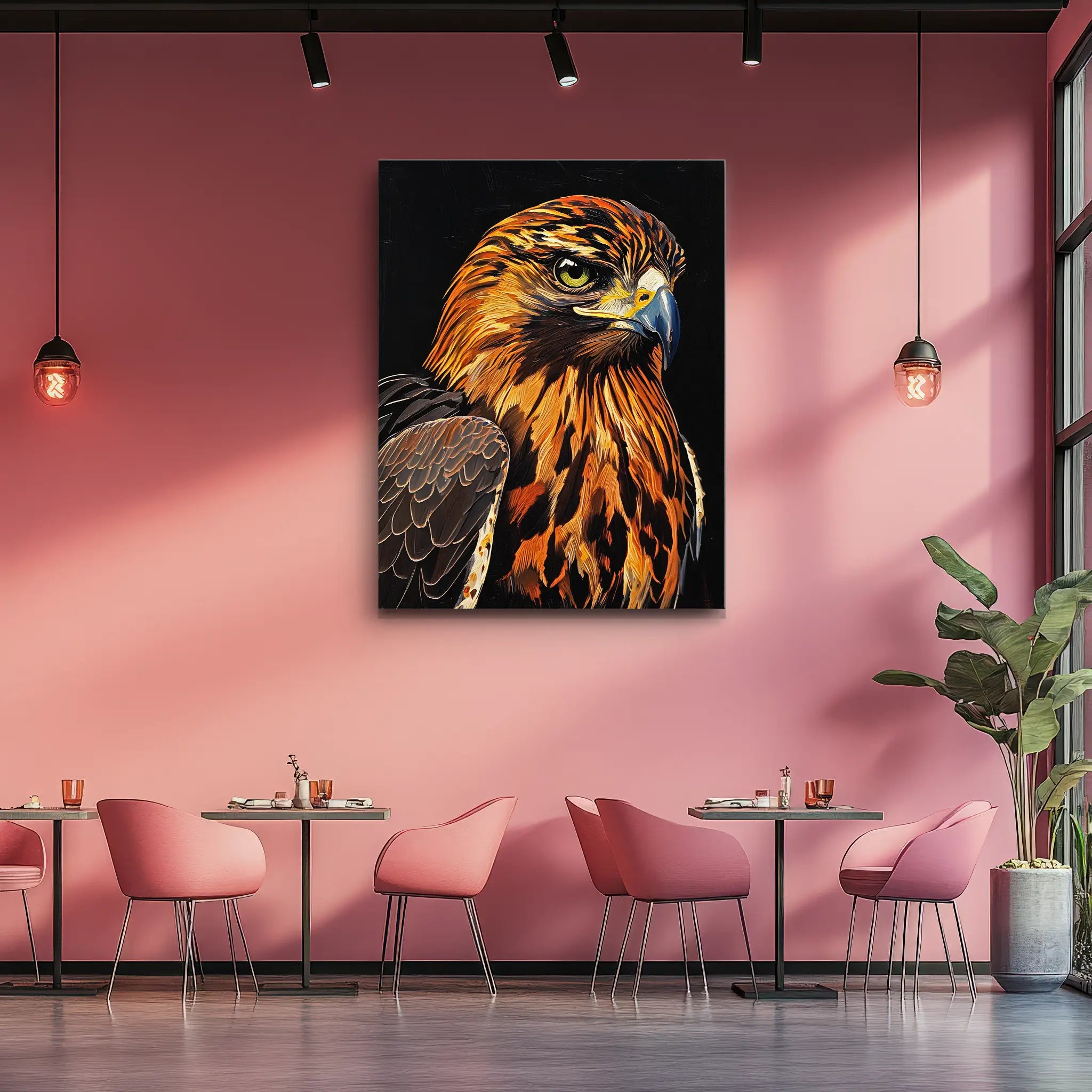 Regal Raptor Hawk Giclée Print 454640 Visual Wall Art AR3:4V-AR4:5V Giclée Print