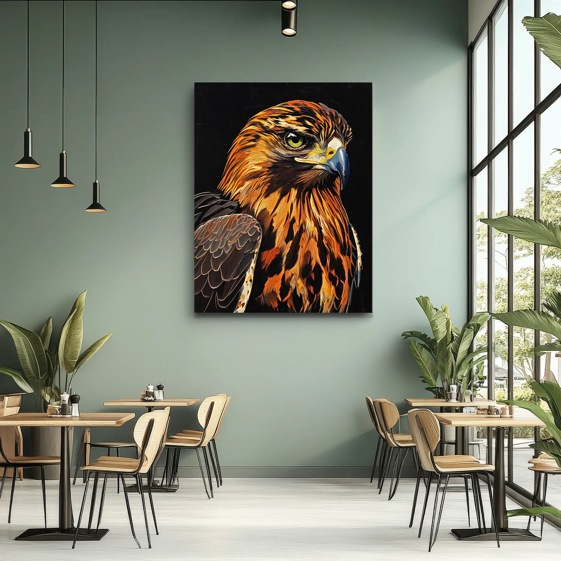 Regal Raptor Hawk Giclée Print 454640 Visual Wall Art AR3:4V-AR4:5V Giclée Print