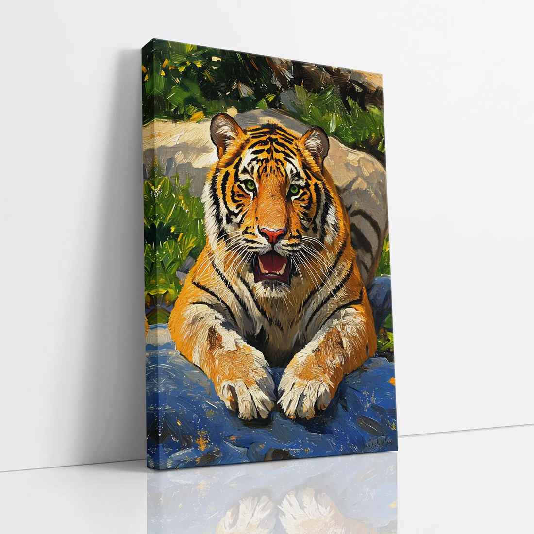 Resting Tiger in Sunlight Giclée Print 231040 Visual Wall Art AR2:3V Giclée Print