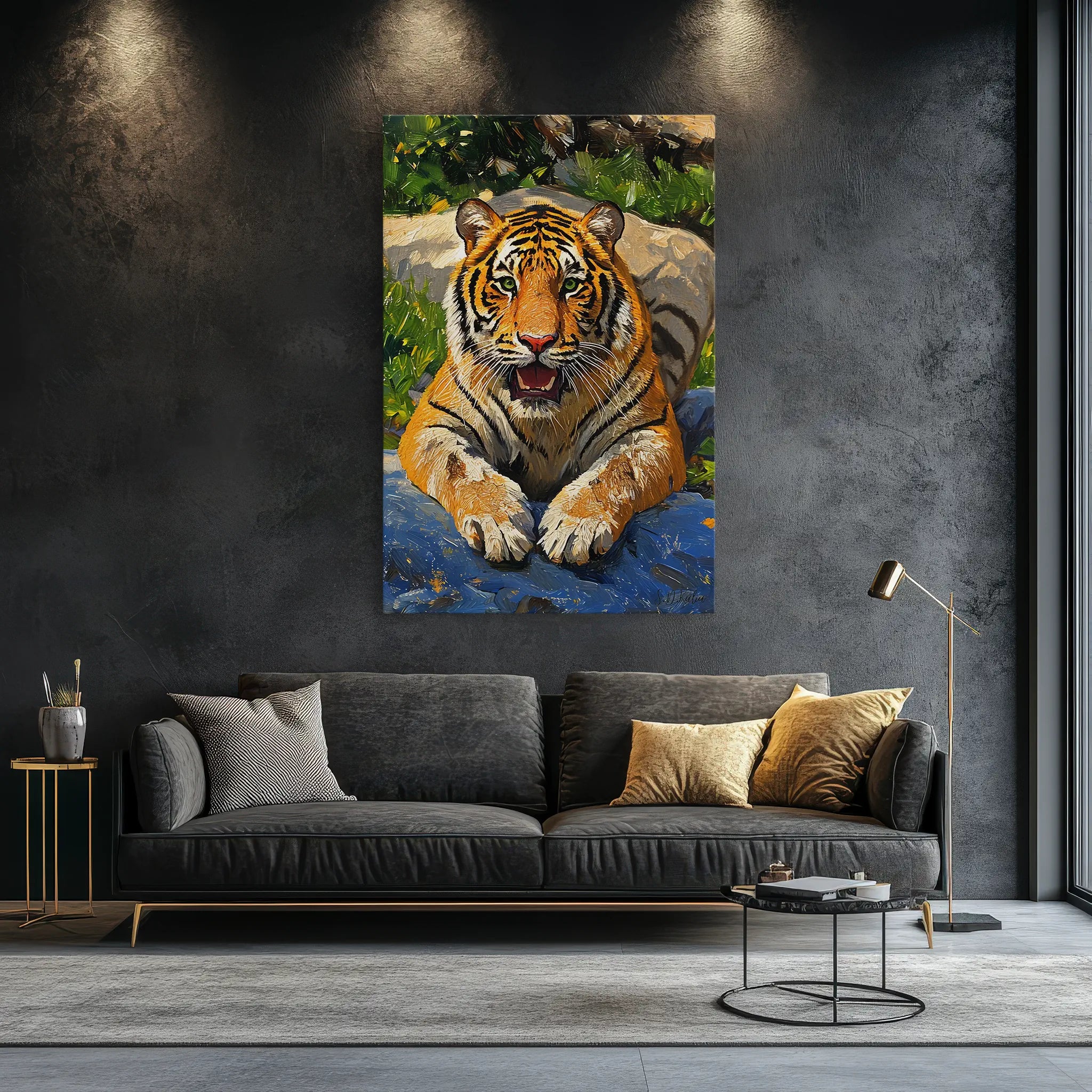 Resting Tiger in Sunlight Giclée Print 231040 Visual Wall Art AR2:3V Giclée Print