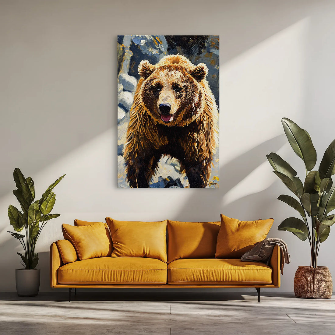 Riverstone Rumble Brown Bear Giclée Print 231045 Visual Wall Art AR2:3V Giclée Print