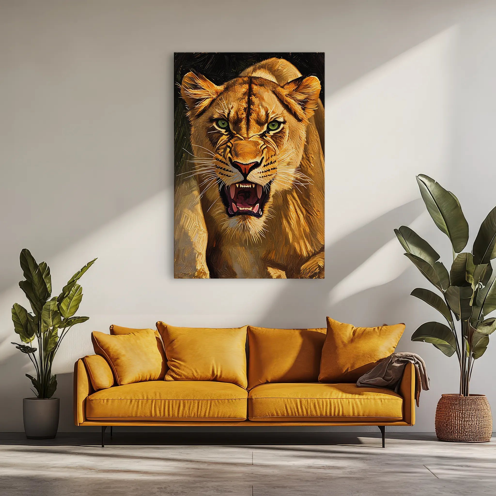 Roaring Lioness Giclée Print 231046 Visual Wall Art AR2:3V Giclée Print