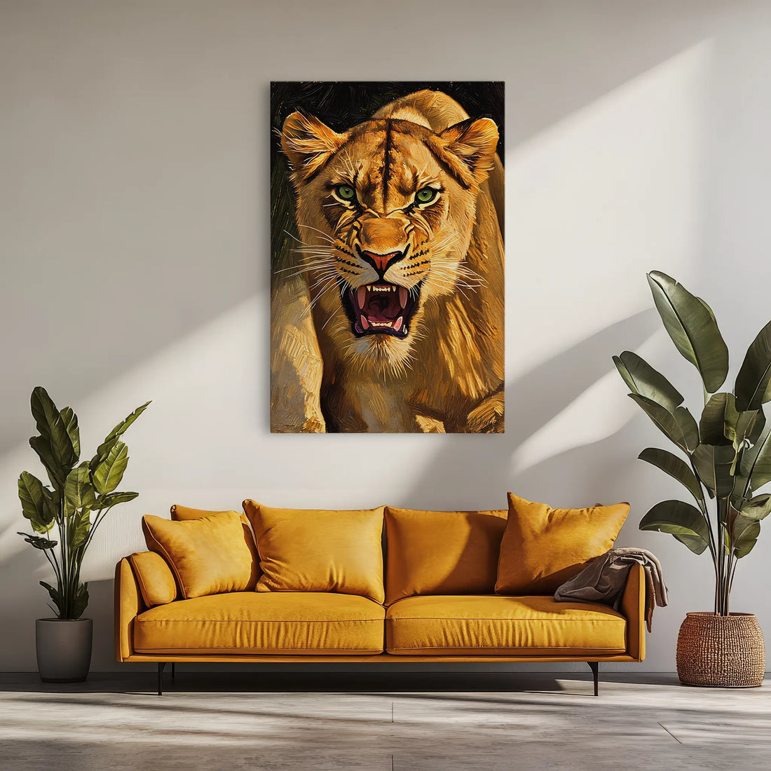 Roaring Lioness Giclée Print 231046 Visual Wall Art AR2:3V Giclée Print