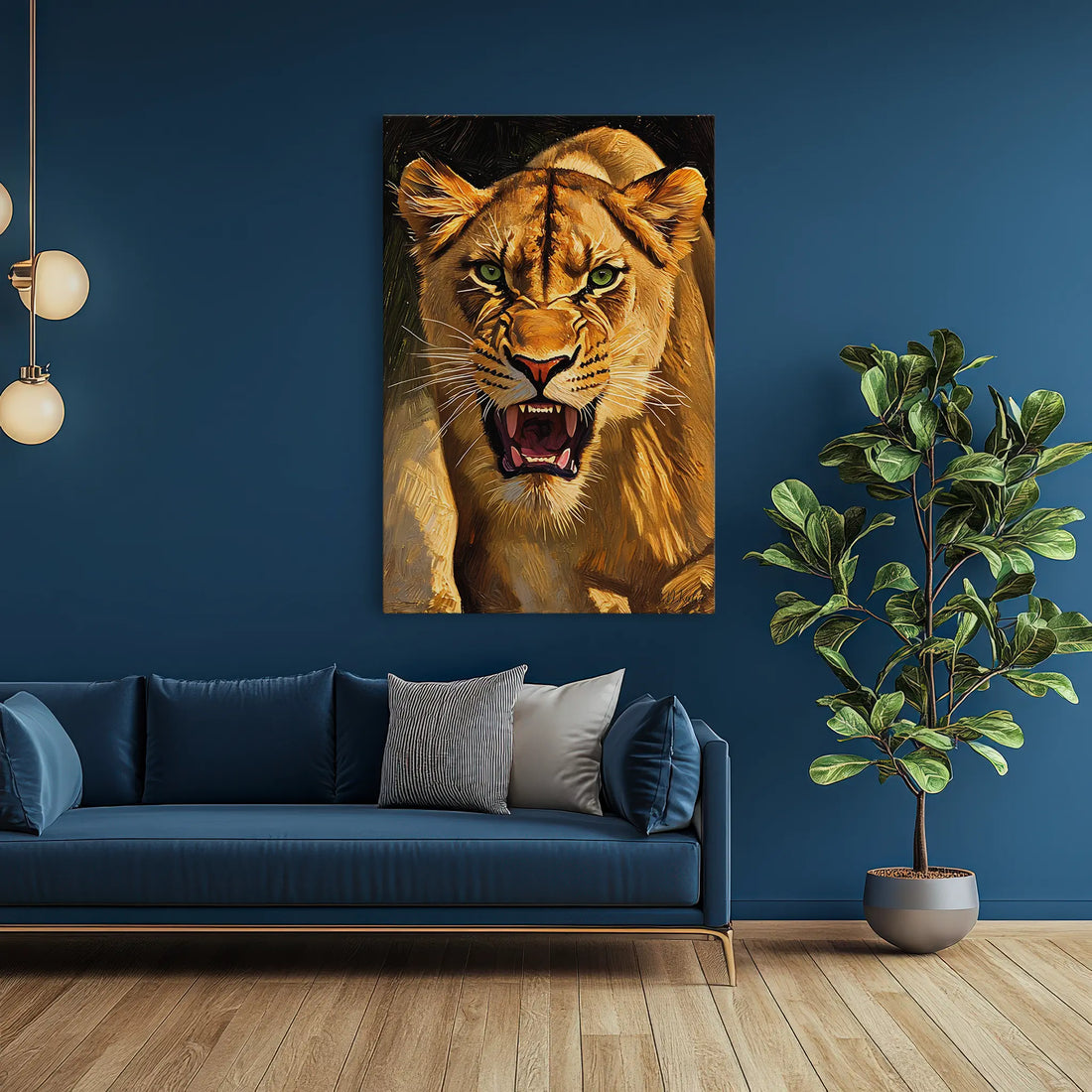 Roaring Lioness Giclée Print 231046 Visual Wall Art AR2:3V Giclée Print