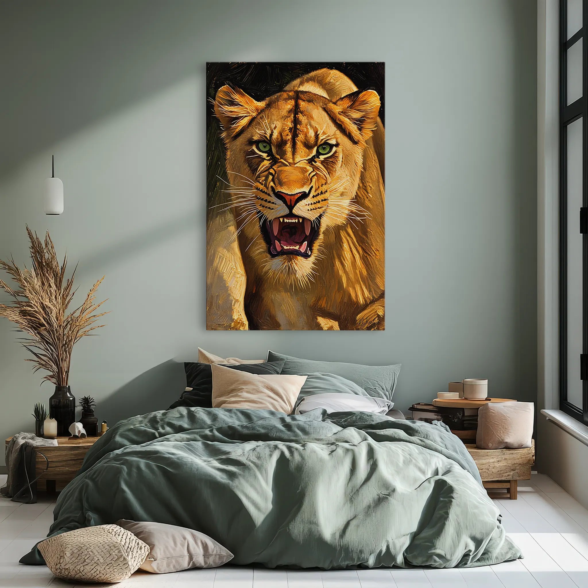 Roaring Lioness Giclée Print 231046 Visual Wall Art AR2:3V Giclée Print