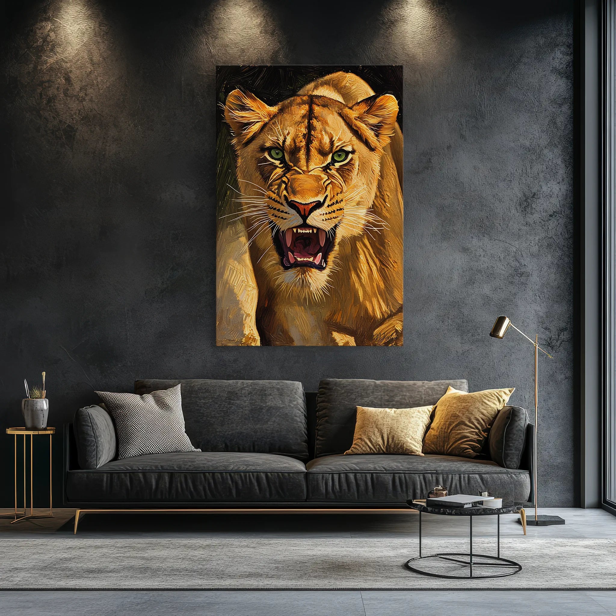Roaring Lioness Giclée Print 231046 Visual Wall Art AR2:3V Giclée Print