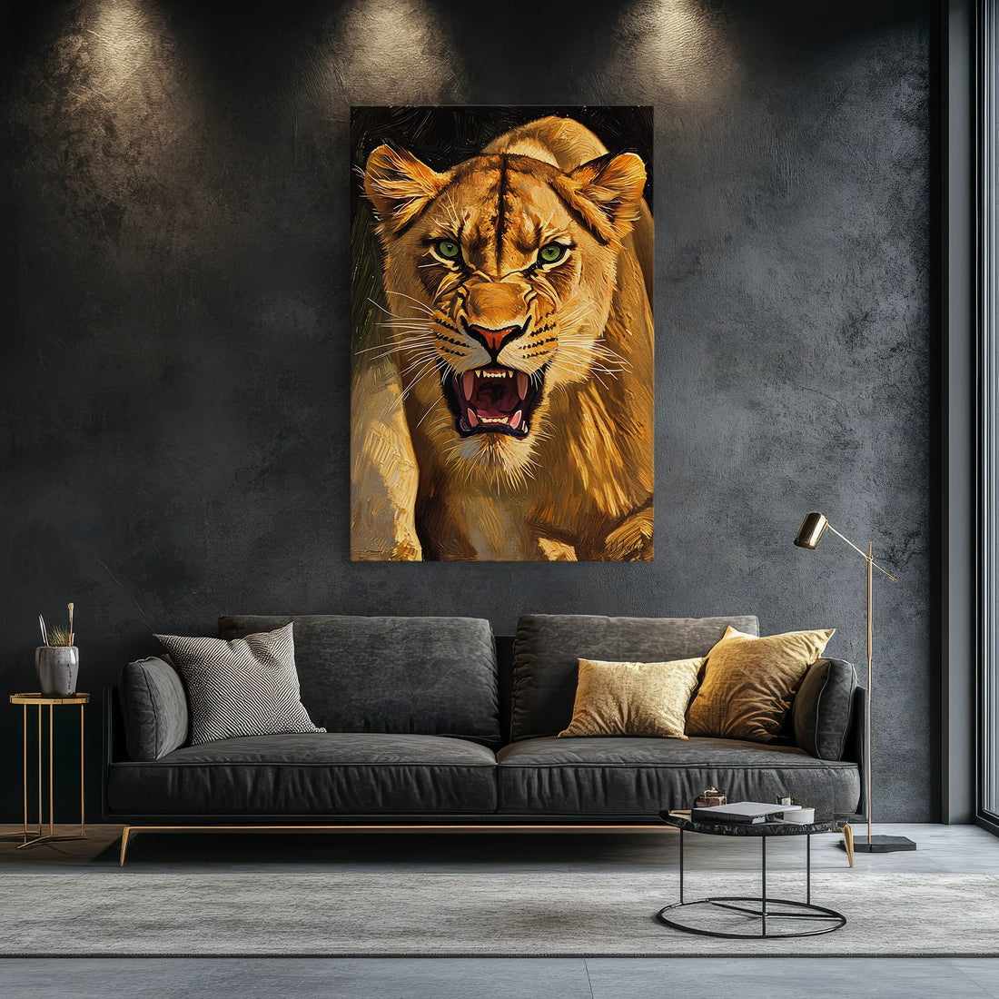 Roaring Lioness Giclée Print 231046 Visual Wall Art AR2:3V Giclée Print