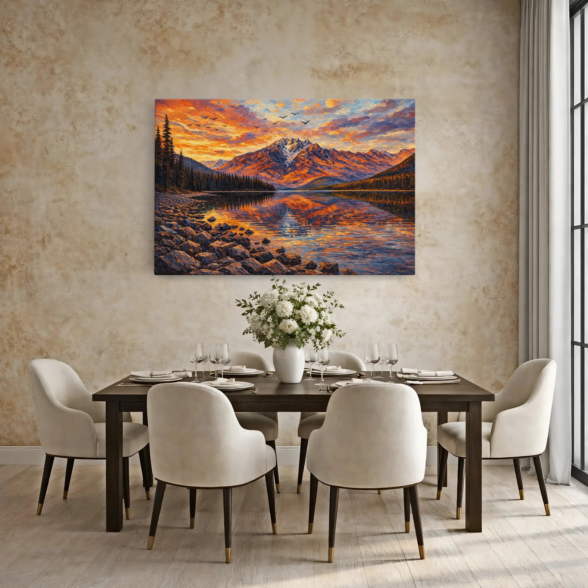 Rocky Alpine Lake Still Life Giclée Print 324008 Visual Wall Art AR3:2H Giclée Print