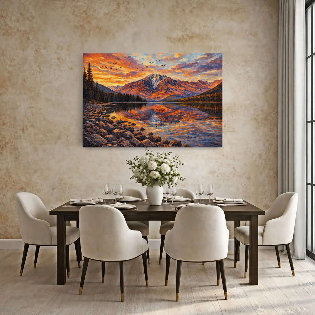 Rocky Alpine Lake Still Life Giclée Print 324008 Visual Wall Art AR3:2H Giclée Print