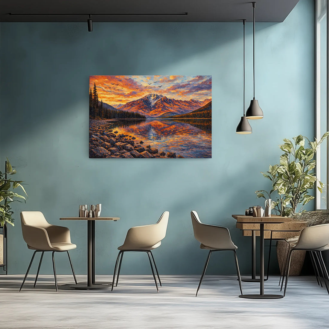 Rocky Alpine Lake Still Life Giclée Print 324008 Visual Wall Art AR3:2H Giclée Print