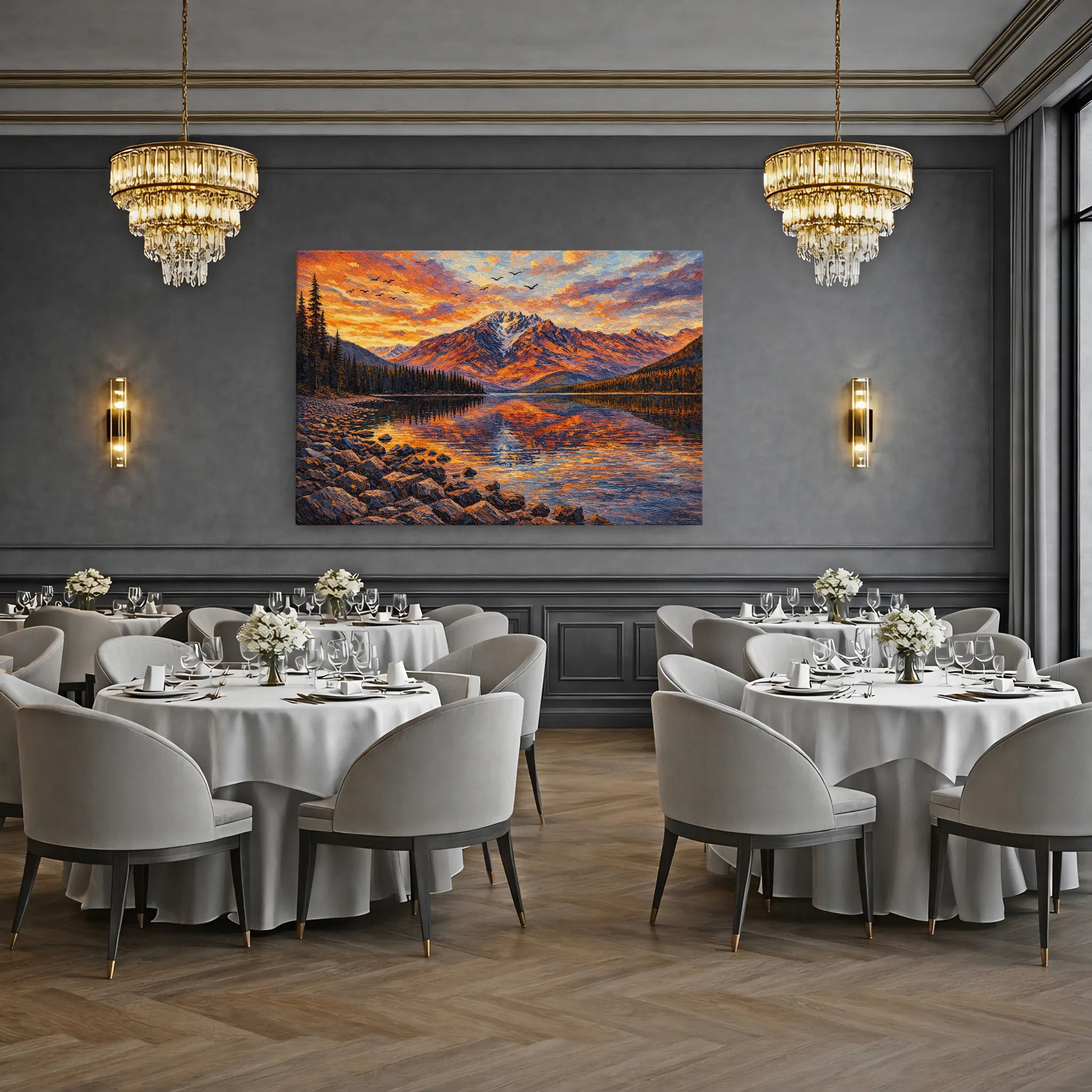 Rocky Alpine Lake Still Life Giclée Print 324008 Visual Wall Art AR3:2H Giclée Print