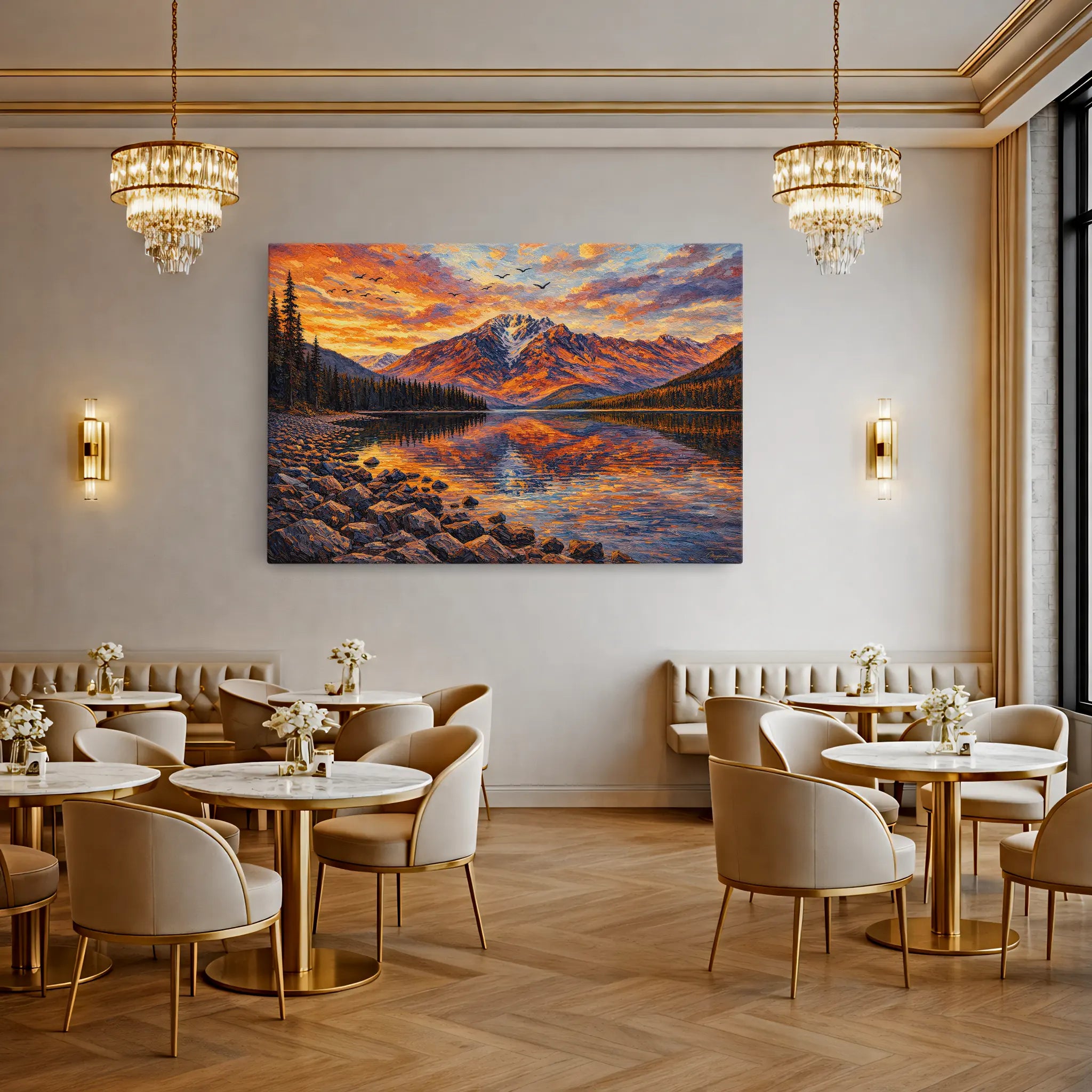 Rocky Alpine Lake Still Life Giclée Print 324008 Visual Wall Art AR3:2H Giclée Print
