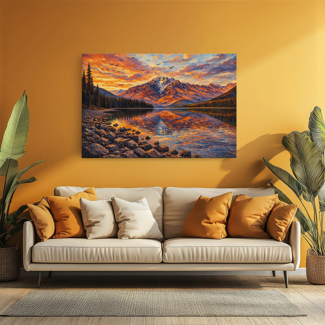 Rocky Alpine Lake Still Life Giclée Print 324008 Visual Wall Art AR3:2H Giclée Print