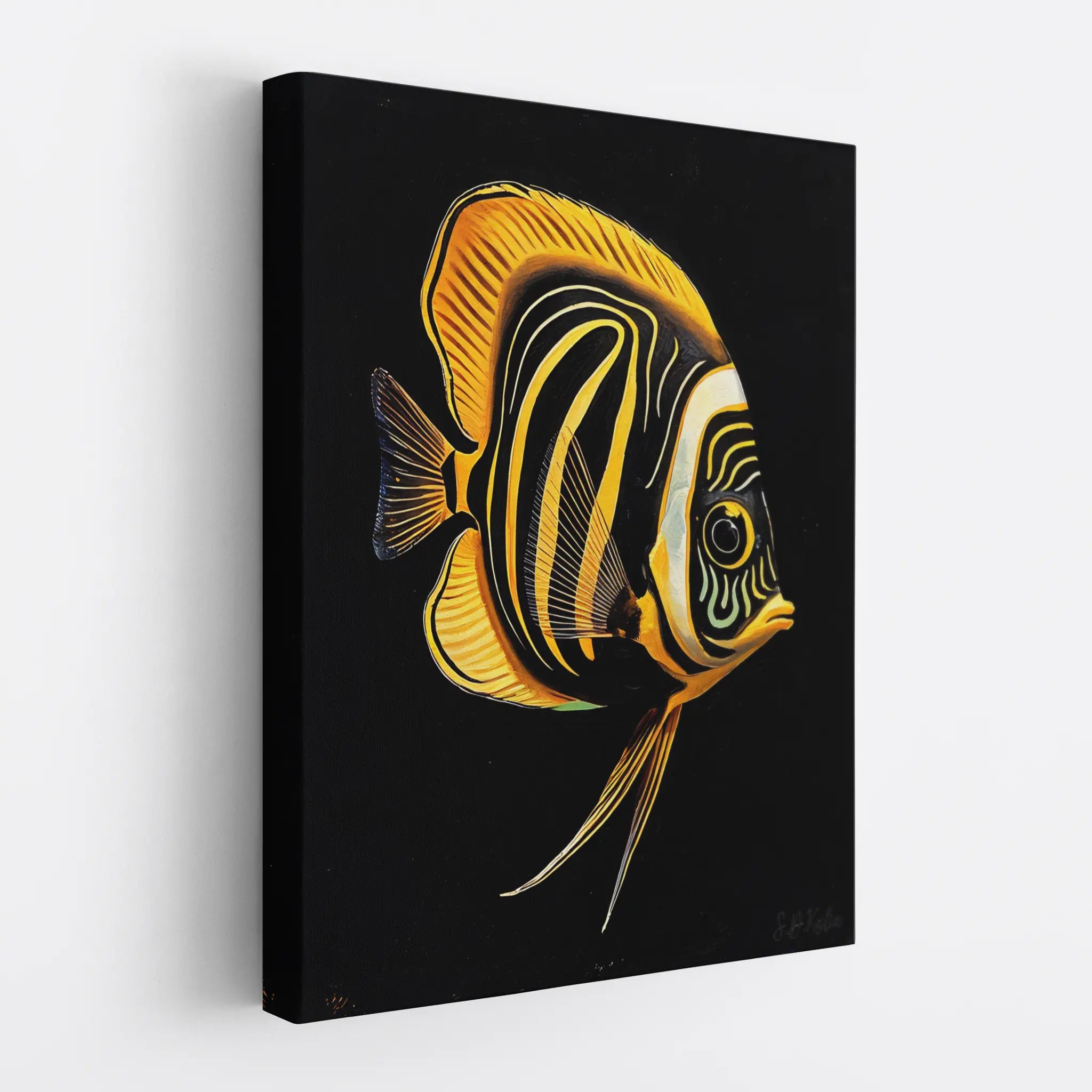 Royal Angelfish Giclée Print 451024 Visual Wall Art AR3:4V-AR4:5V Giclée Print