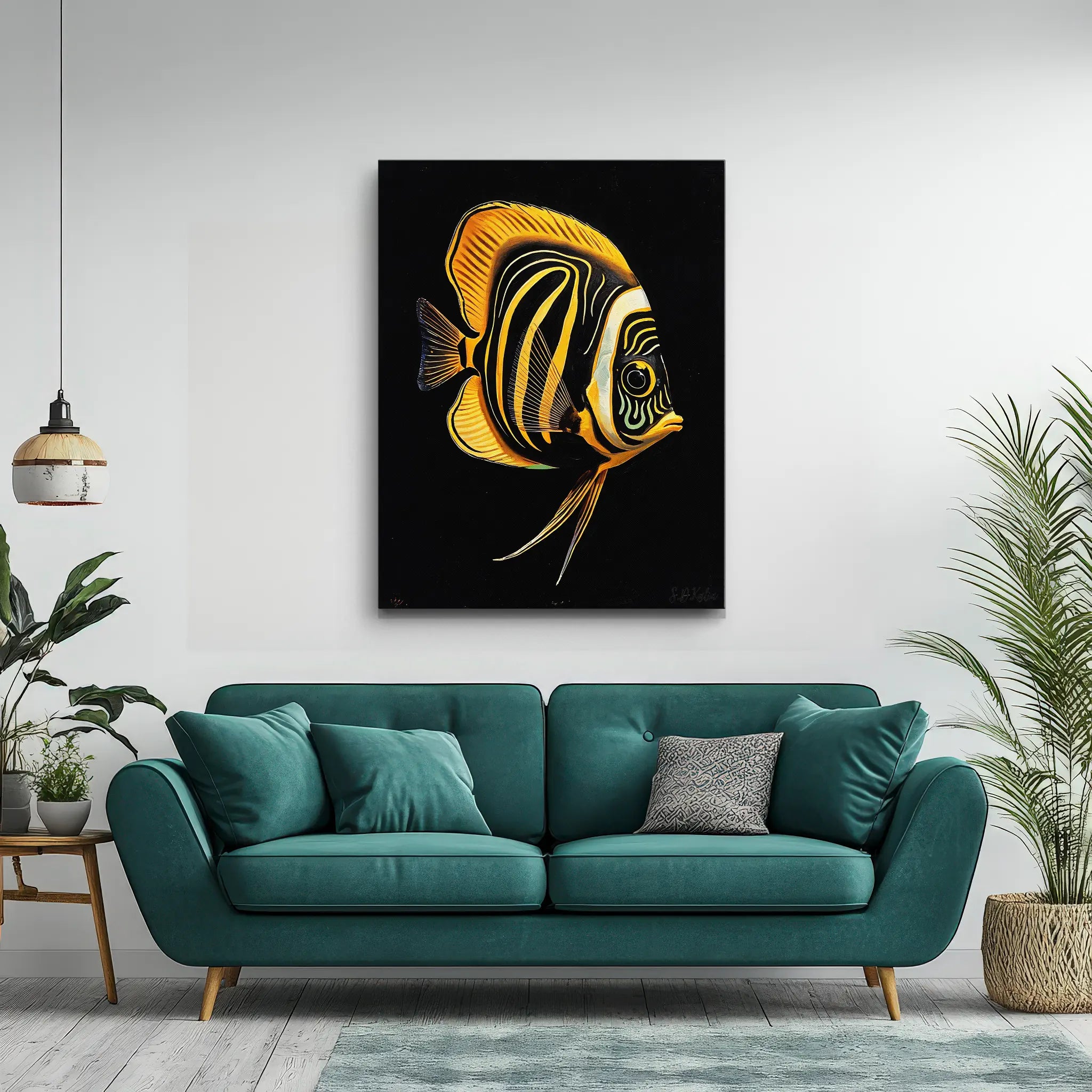 Royal Angelfish Giclée Print 451024 Visual Wall Art AR3:4V-AR4:5V Giclée Print