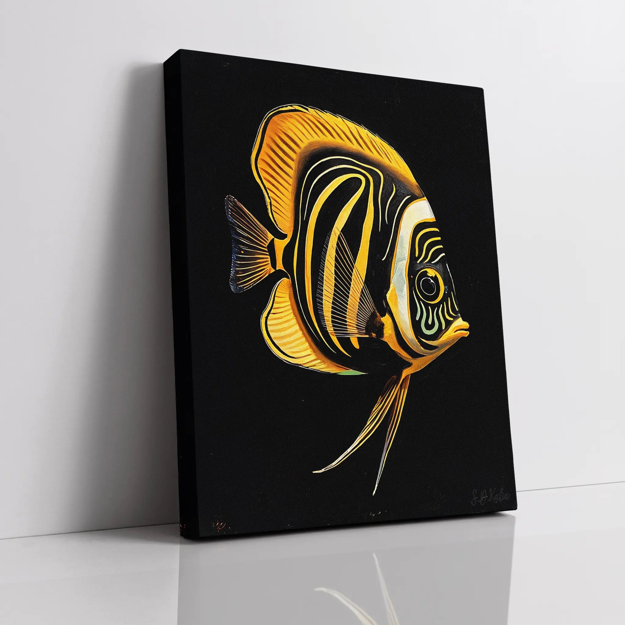 Royal Angelfish Giclée Print 451024 Visual Wall Art AR3:4V-AR4:5V Giclée Print