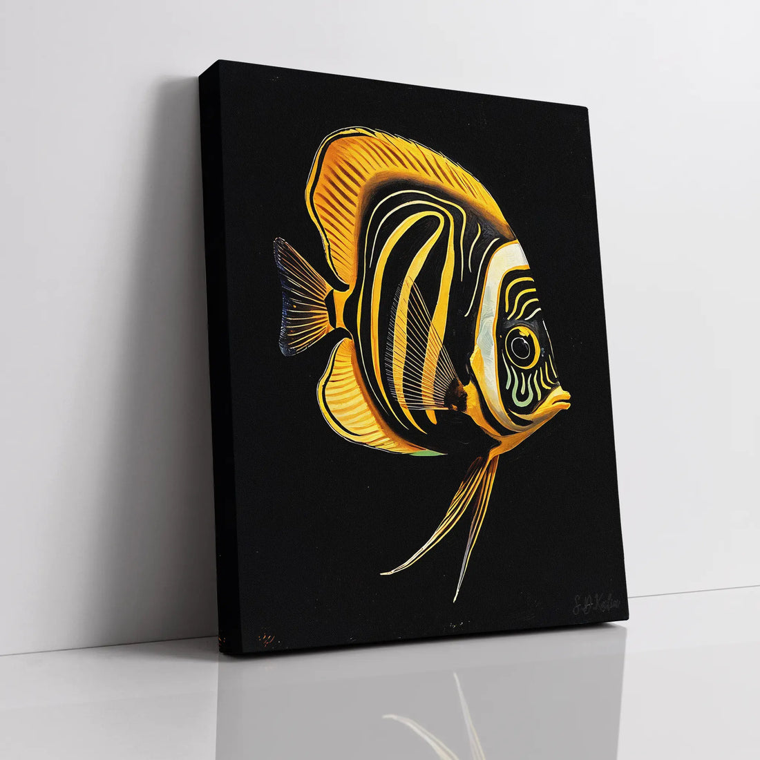 Royal Angelfish Giclée Print 451024 Visual Wall Art AR3:4V-AR4:5V Giclée Print