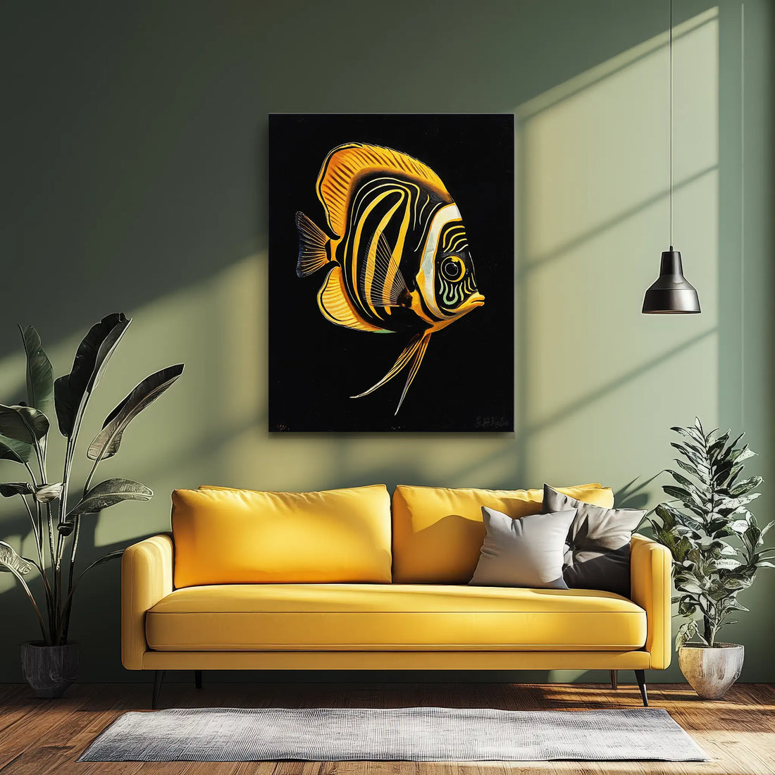 Royal Angelfish Giclée Print 451024 Visual Wall Art AR3:4V-AR4:5V Giclée Print