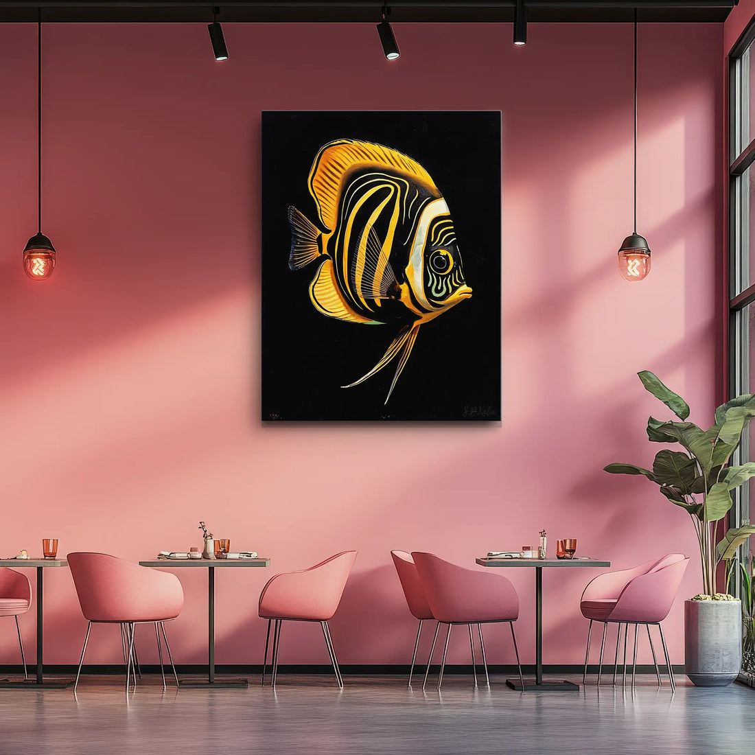Royal Angelfish Giclée Print 451024 Visual Wall Art AR3:4V-AR4:5V Giclée Print