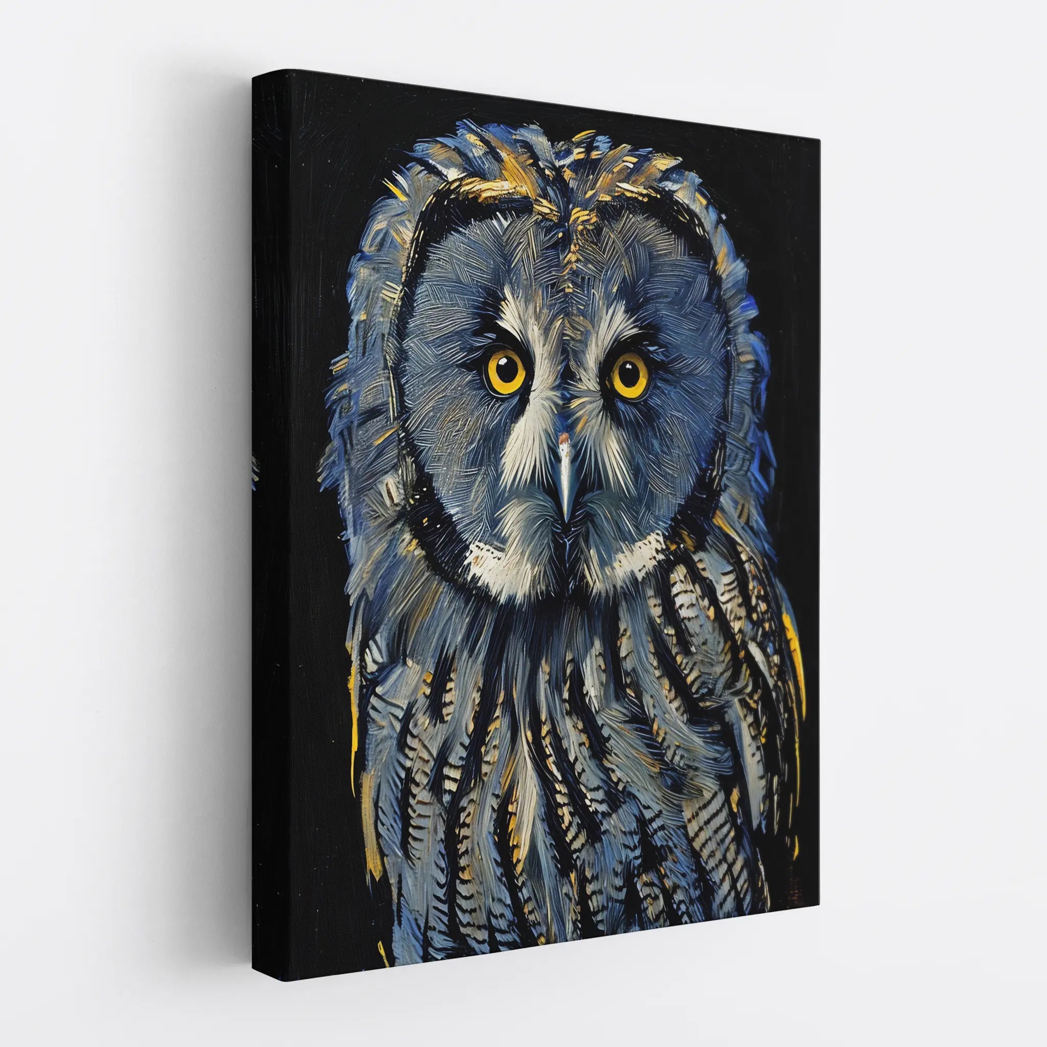 Shadowed Sentinel Owl Giclée Print 454641 Visual Wall Art AR3:4V-AR4:5V Giclée Print
