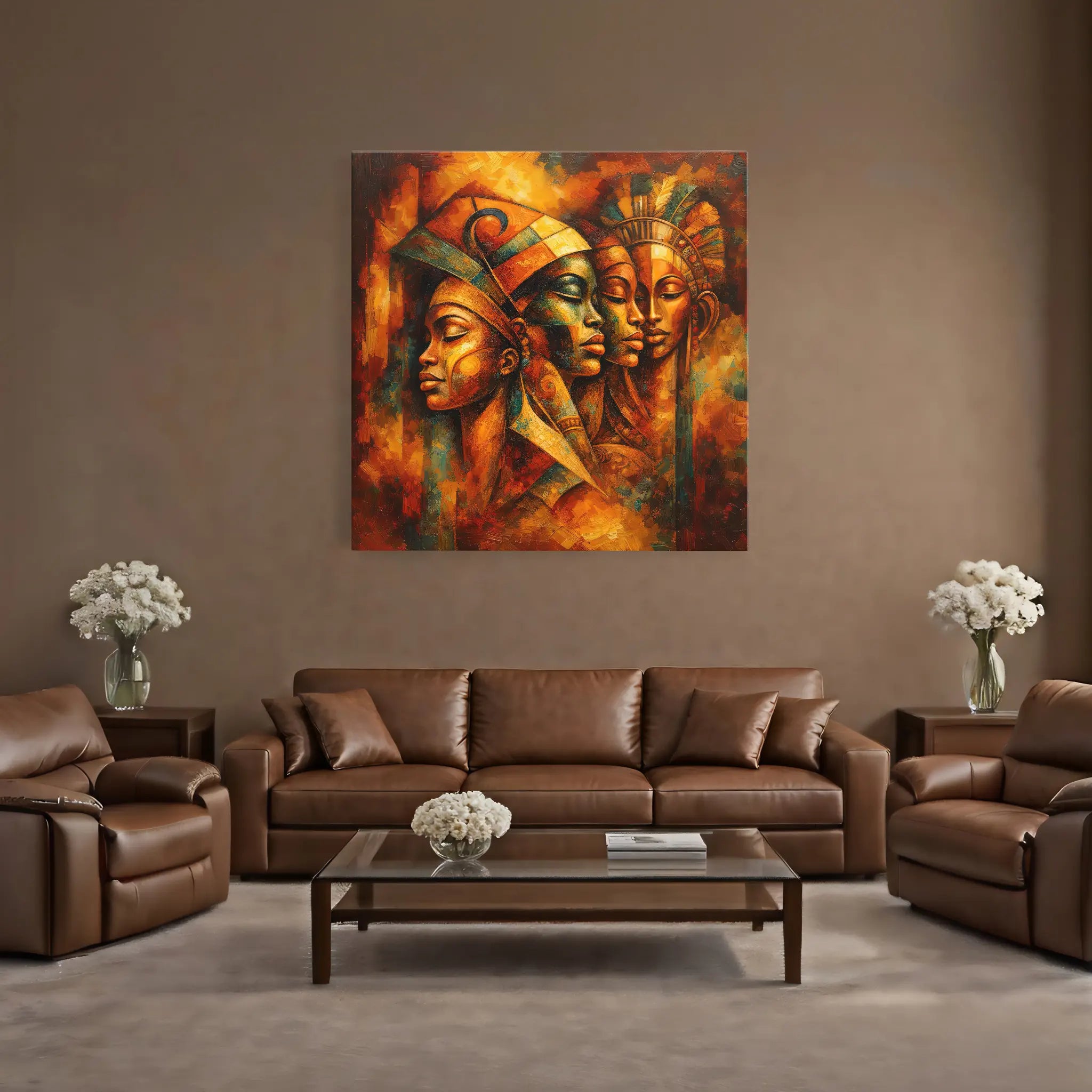 Silent Dialogues, Painted Loud Giclée Print 119021 Visual Wall Art AR1:1S Giclée Print